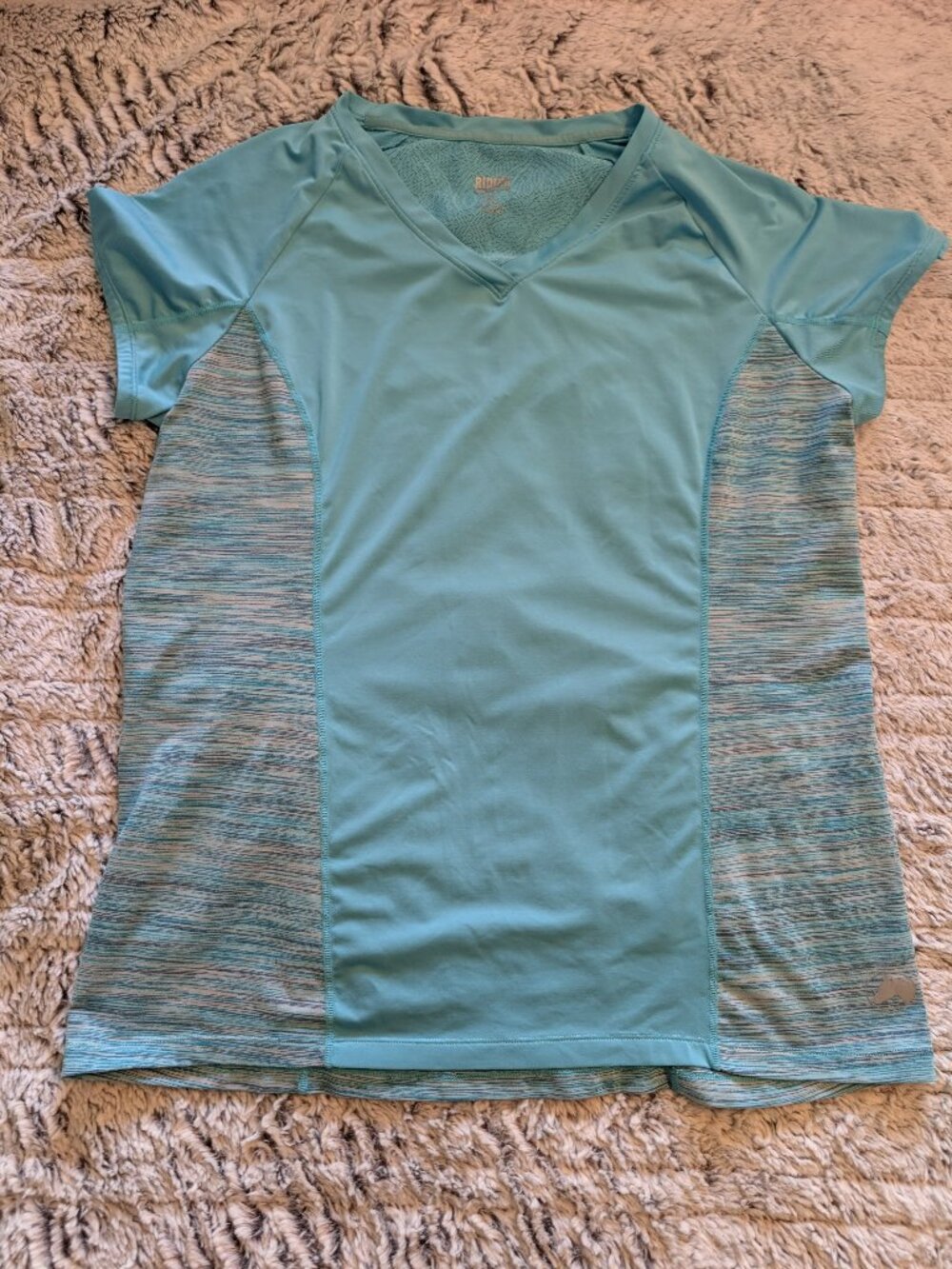 Riding Sport Light Blue Summer Riding Shirt - XL